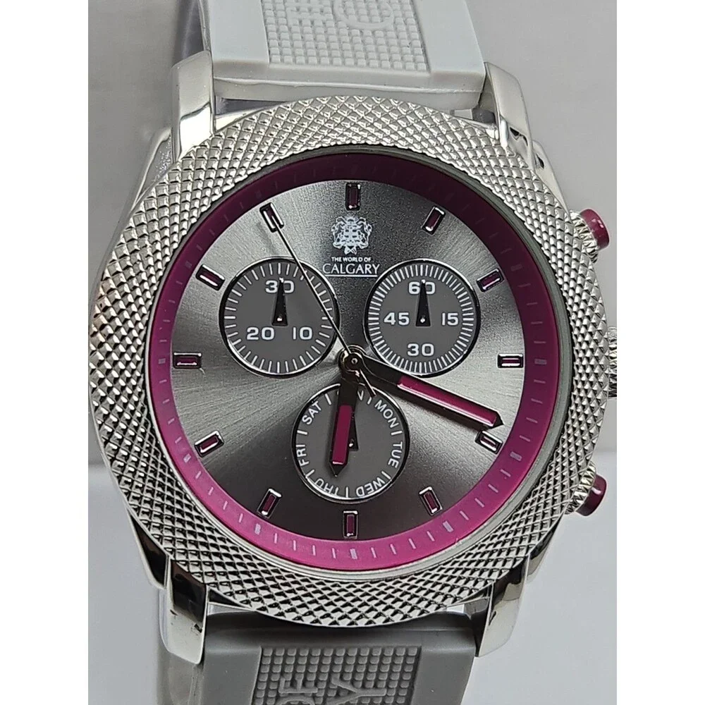 The World Of Calgary Viareggio Limited Edition Quartz Watch Day Date New Battery